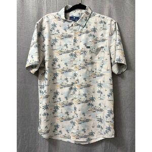 Southern Shirt Short Sleeve Size Large Tropical Size L